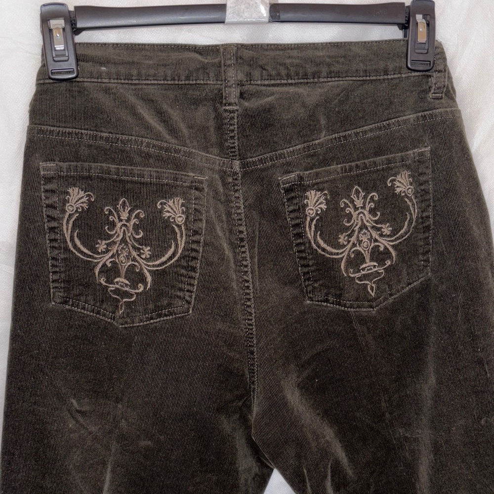Venezia Black Corduroy Pants